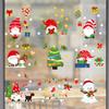 9 Sheets Christmas Window Clings Window Decal Stickers Xmas Holiday Home Decorations For Glass Windows