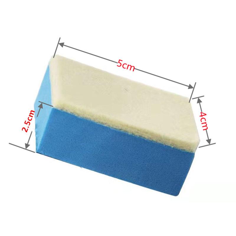 Car Cleaning Sponge Car Glass Oil Film Cleaning Wipe Wax Polish Pad Degreasing Film Shellac Cleaning Wool Felt Tools Accessories