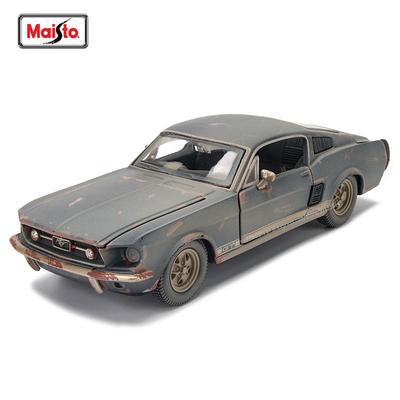 Maisto 1:24 1967 Ford Mustang GT Make Old Modified Version Highly-detailed Die-cast Precision Model Car Model Collection Gift