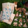 25 pcs Alice theme DIY collage dceorative paper Scrapbooking Material handmade Diary Album Junk Journal Supplies