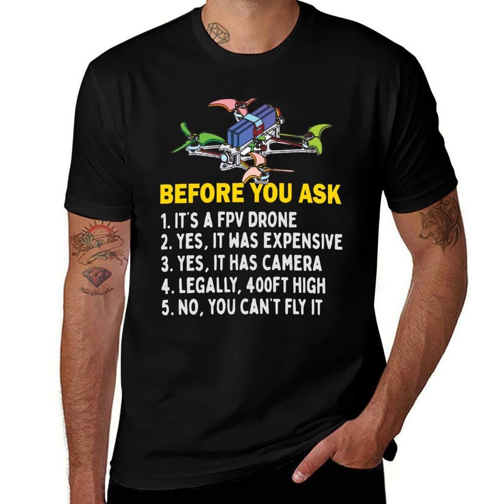Fpv Racing Drone Quadcopter Pilot Funny Quote Tshirt Breathable Workout Short Sleeve Top
