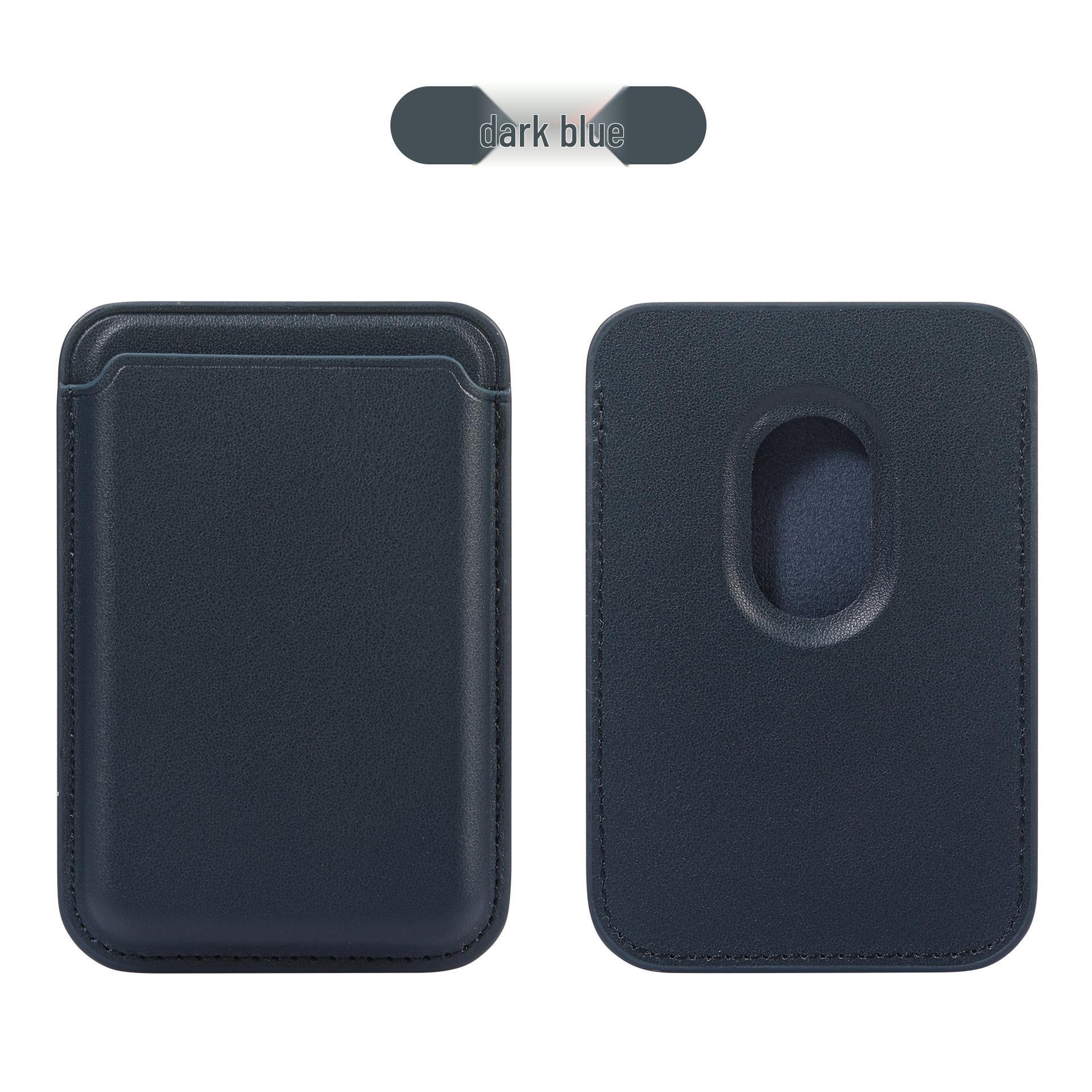 Кожаный картхолдер MagSafe для iPhone 17/16/15 - Прочный магнитный чехол 13 N52 magnets・bagged