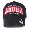 New Fashion ARUBA Shark Embroidery Baseball Cap Men Women One Happy Island Letter Sport Casual Cotton Sun Dad Hat Headwear Cap