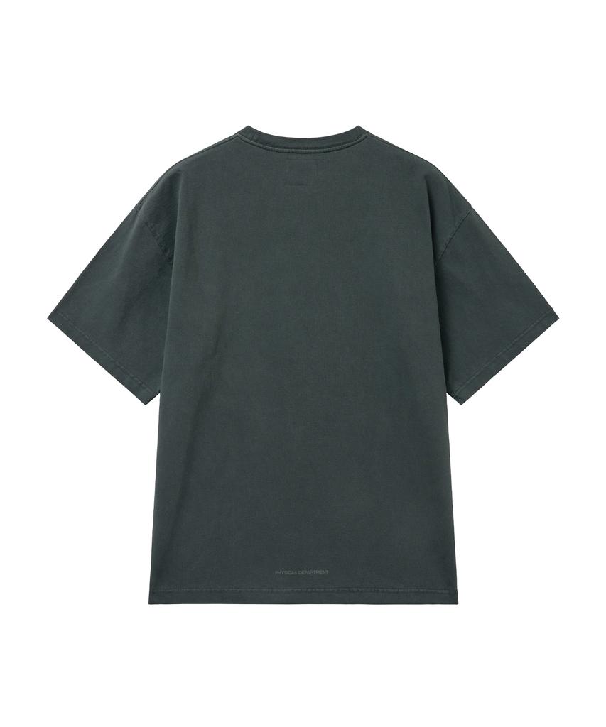 PHYPS MOTORCYCLE Super Cub Ride Bear Short Sleeve Charcoal