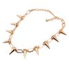 Harajuku Style Personality Fashion Punk Choker Necklace Goth Rivet Metal Spike Link Clavicle Chain For Women Men Jewelry