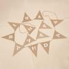 New Vintage Burlap HAPPY BIRTHDAY Banner Party Bunting Decor Garland 13 Flags 16*13cm Brown Burlap + Whi