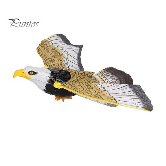 Simulation Bird Cat Toy Electric Hanging Flying Eagle/Parrot Toy Interactive Door Ceiling Swinging Animal Cat Teasering Toy for Indoor Cats