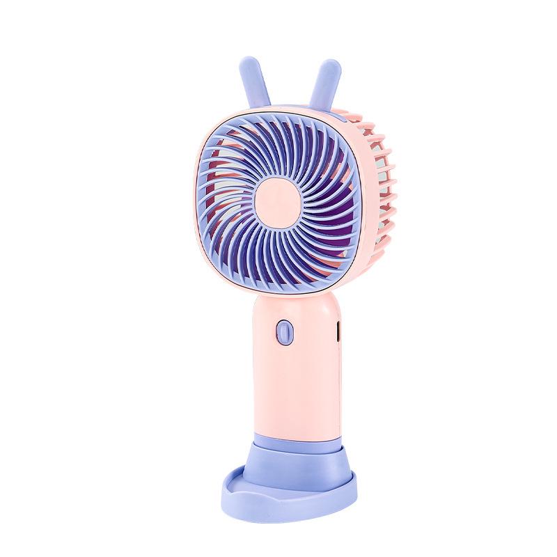Southeast Asia Mini Cartoon USB Rechargeable Handheld/Desk Fan