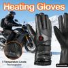 Rechargeable Heated Gloves 3 Temperature Levels Thermal Touchscreen Gloves Cold Weather Gloves for Outdoor Cycling Skiing Hiking