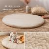 Hagiwara Sunny Mat Ibul Baby Mat, 100% Cotton, Washable, Gray, 100cm Round, Instagrammable Play Mat, Baby Shower Gift