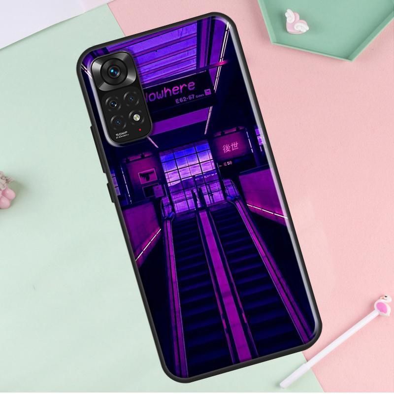 Purple Aesthetic For Redmi Note 12 Pro Plus Cover For Redmi Note 10 8 9 11 Pro 12S 11S 10S 9S 9C 10C 12C Case