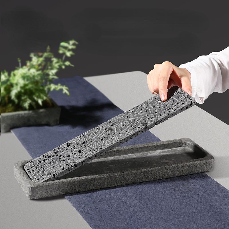 Water Storage Tea Tray Drainage Stone Dry Brew Japanese Large Kung Fu Tea Tray