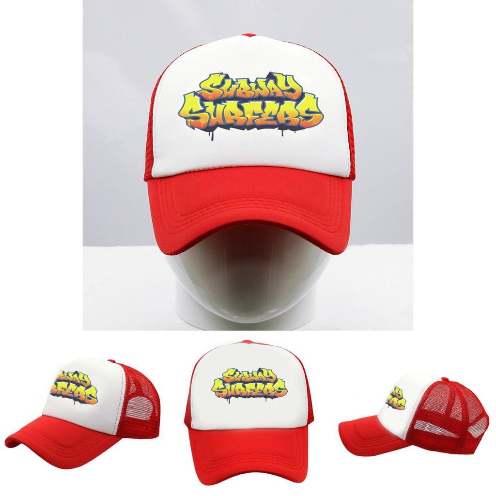 Boné de Beisebol Subway Surfers Proteção UV Respirável Unissex Chapéu de Verão ao Ar Livre Para Fãs