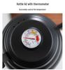 Bollitore da Caffè Teflon Cloud Pour-Over: Acciaio Inossidabile 304 Stile Giapponese con Manico con Display della Temperatura