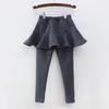 Pure Color Girls Pants Kids Leggings 2-10Y Children Clothing Spring Autumn Cotton Leggings Warm Baby Girl Skirt-Pants