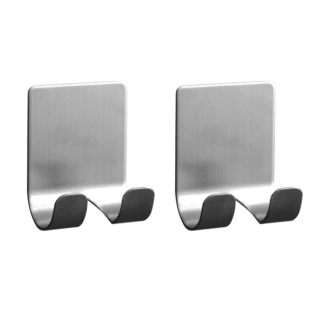 1-10Pcs Stainless Steel Razor Bracket For Men's Shaver Holder Shelf Bathroom Razor Holder Wall Adhesive Storage Hook KitchenRack