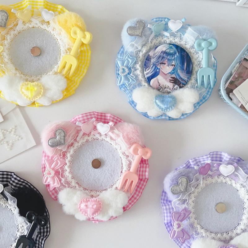 Lace Handmade Brooch Badge Holder Girl Fashion Lapel Pin Display Organizer Fashionable Jewelry Presentation Stand