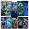 Ocean Animal Cute Dolphin Sea Turtle Phone Case For Xiaomi Redmi Note 14 13 5G 10 11 12 Pro Plus 4G 14C 13C 12C 10C Black Cover