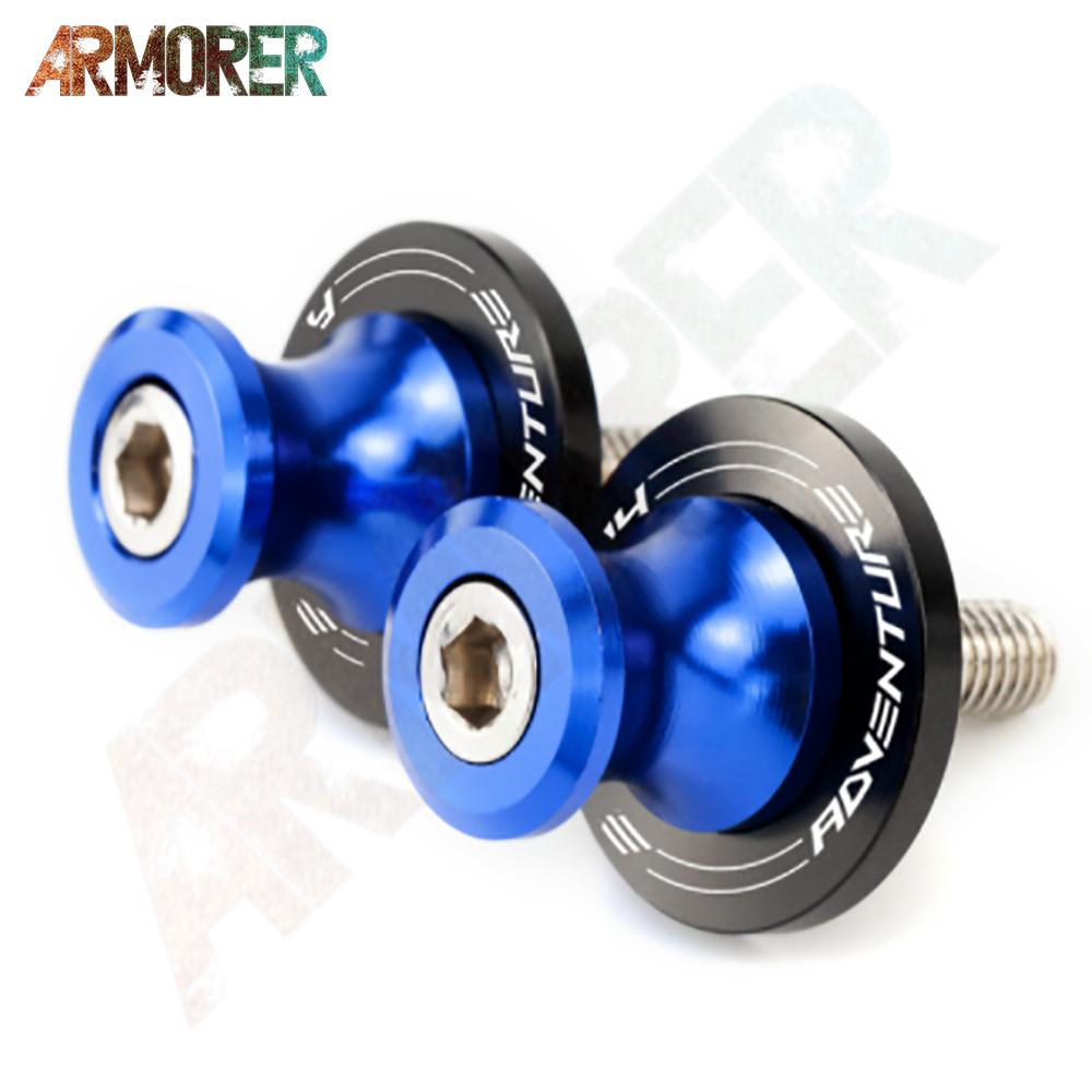 Motorcycle Swingarm Spools 10MM Stand Screws Aluminum Accessories For KTM 1050 1090 1190 ADVENTURE 1290 SUPER ADVENTURE
