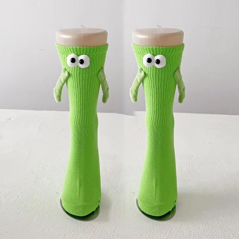 Magnetic Holding Hands Socks Novelty Funny Women Men Couple Socks Valentine's Gifts For Couples Anniversary Best Friends Teens