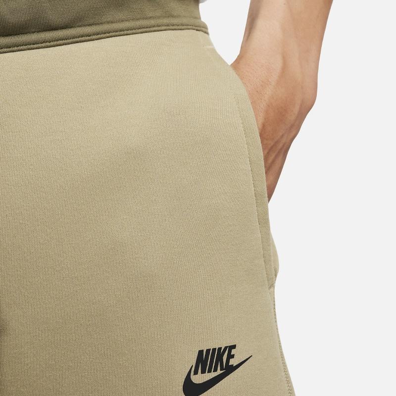 Nike Sportsklær Tech Fleece Color Block Snøring Casual Joggebukser Herre underdeler Oliven FB8003-276