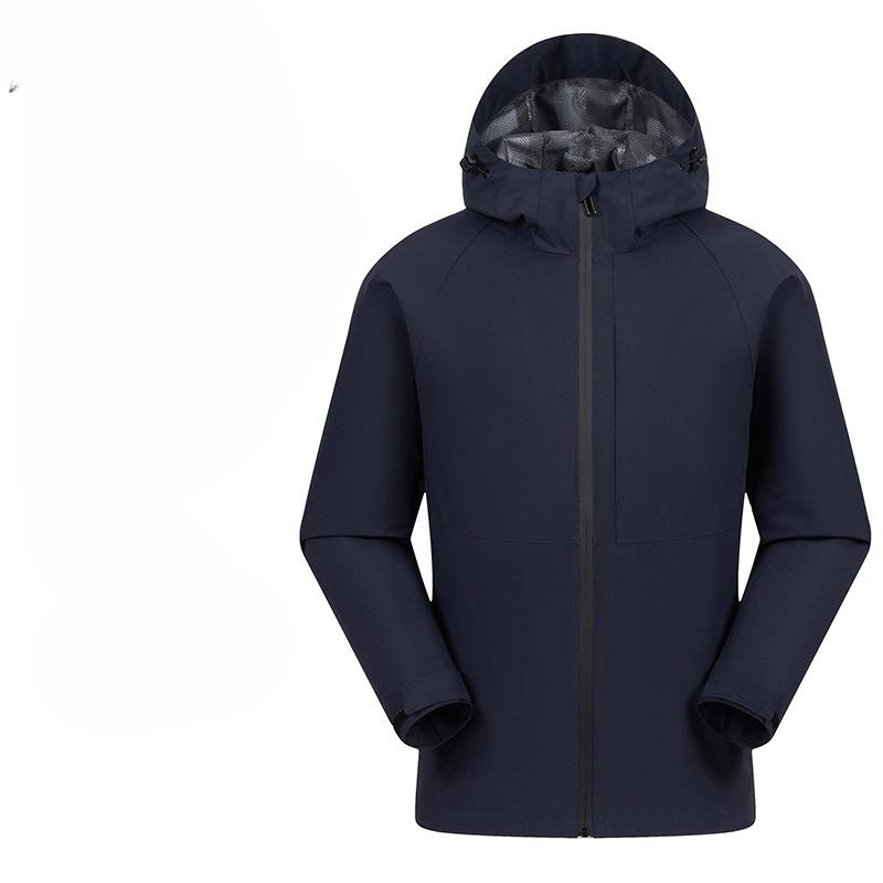 Spring and Autumn Elastic Hooded Single Layer Jacket Casual Outdoor Sports Jacket Windbreaker Jacket