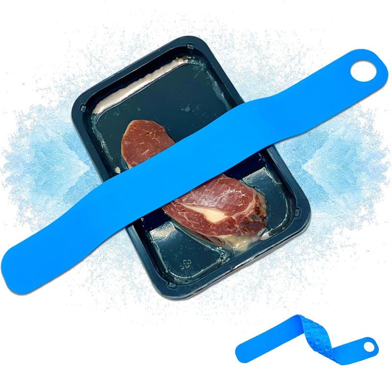 Meat Thawing Belt, Extra Long Silicone Thawing Belts for Frozen Meat