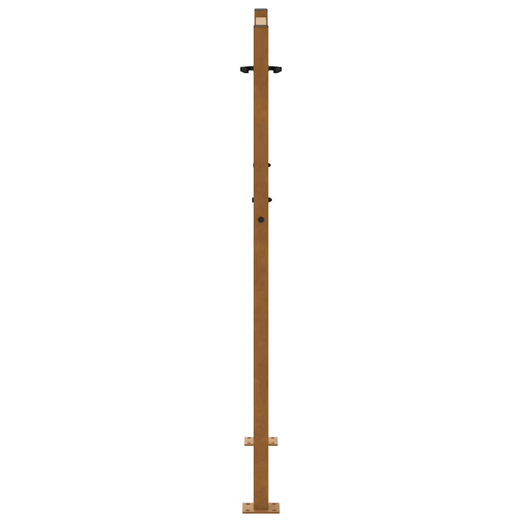 Garden Gate 100 X 125 Cm Weathering Steel Flame Design