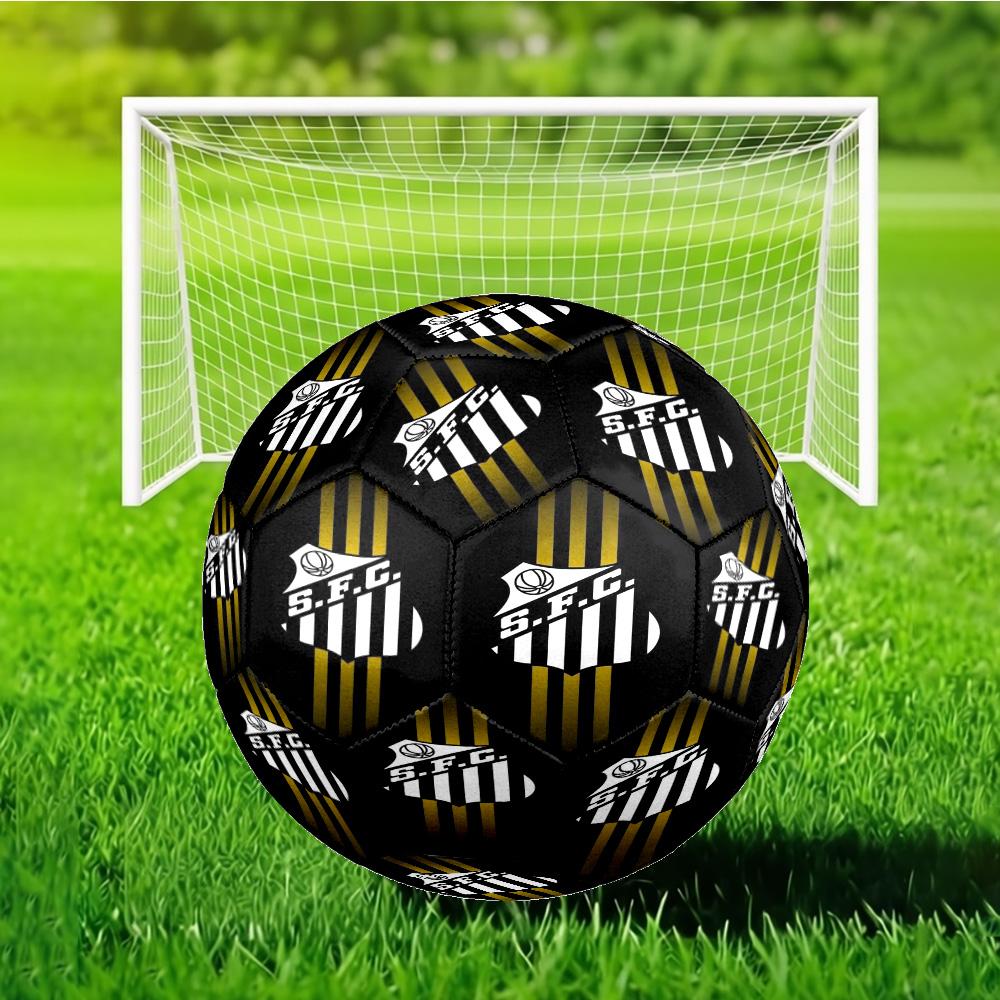 Sport Club Football Crest Printed Size 5 Soccer Balls, Anti-Slip, Protective Football, Outdoor Sport, a Unique Gift Suitable for him/her, Birthday