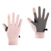 Ice Silk Cycling Gloves 2 Fingerless Sport Gloves for Men Women Cycling Workout Gym Training Weight Lifting Outdoor M Size