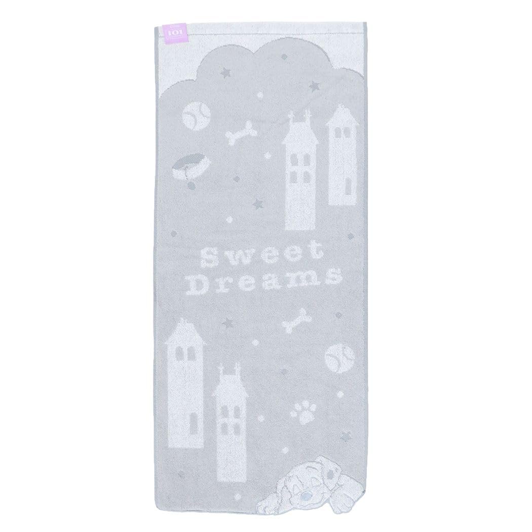 Marushin Face 101 Dalmatians Dreamy Antibacterial and 2006039100 Towel, Town, Odor-Resistant,