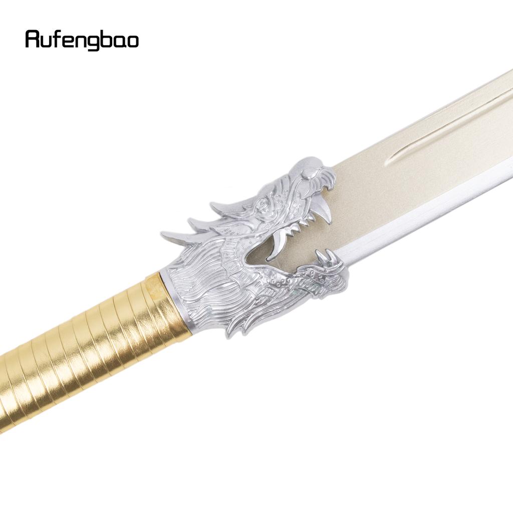 White Yellow Wooden Sword Fashion Wood Machete Decorative Cospaly Sword Halloween Mace Crutch Wand Crosier Sword 106cm
