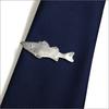 ISHOKUYA (Ishokuya) Angler Series Unique Fish Tie Clip, Tie Clip, Tie Bar, Suzuki