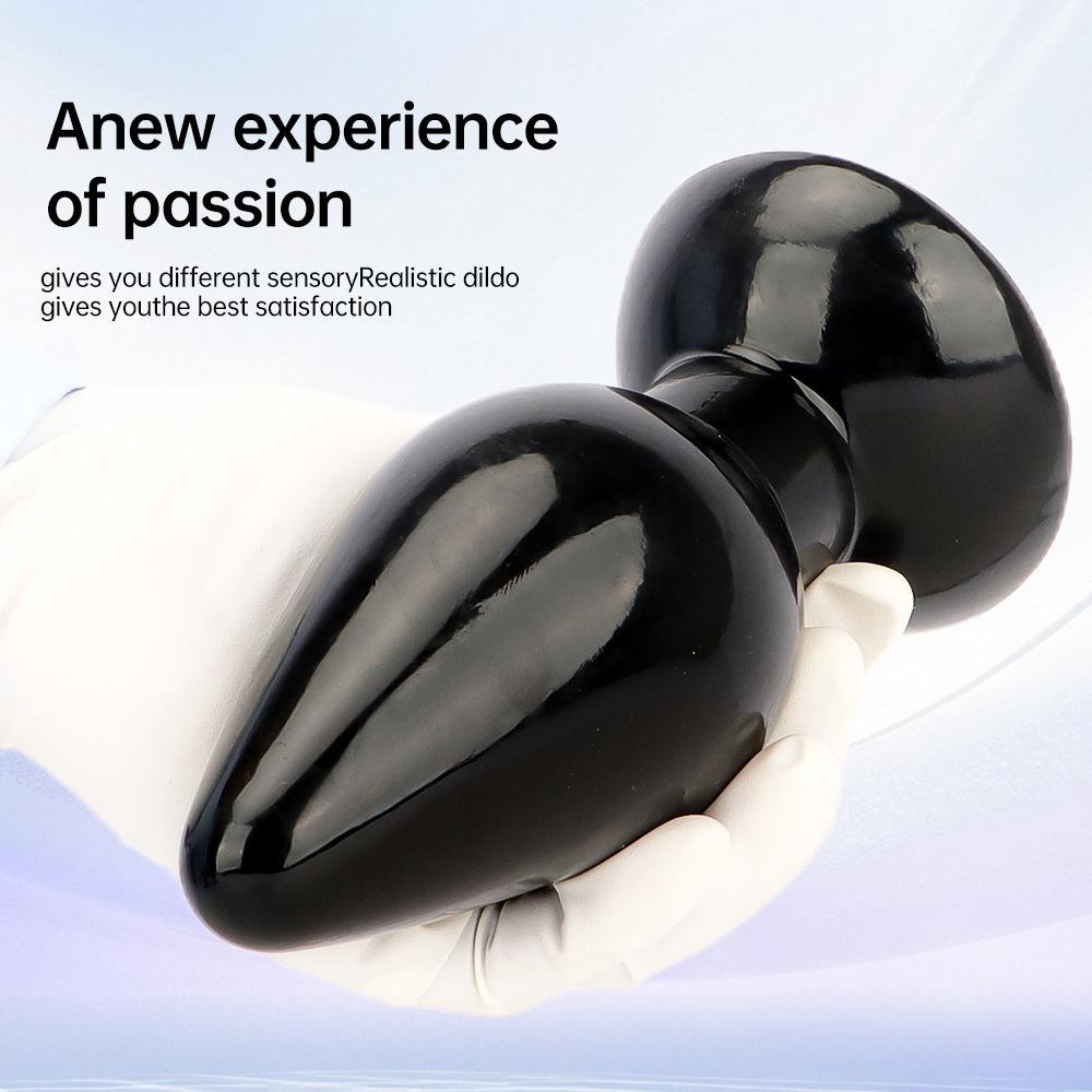 Big Butt Plug Sex Toys  Anal Dildos Black Penis PVC Realistic Dick Fisting Pegging