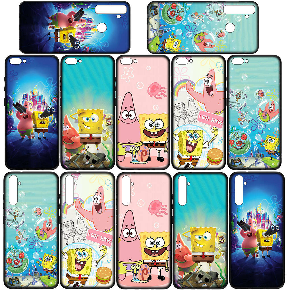 Custodia per Telefono per iPhone 17 16 15 Plus Huawei P30 P20 Lite Redmi Note 14 12 11 13 Pro Max OPPO A60 A80 A40 A18 A38 Copertina Cartoon S-SpongeBobs SquarePants