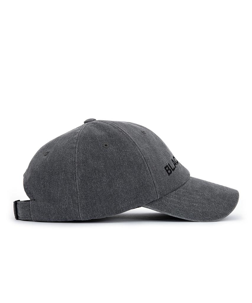 BLACKBLOND Vividi Classic Logo Denim Cap (Dark Grey)