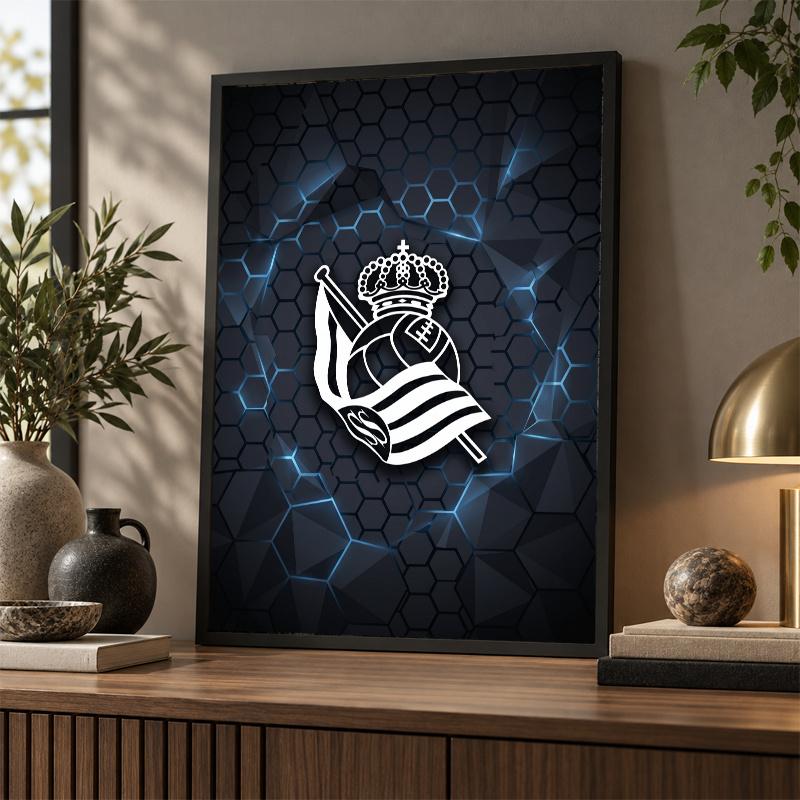 Real Sociedad FC Diamond Painting Kit 5D Full Drill DIY Diamond Mosaic Wall Art Home Decor