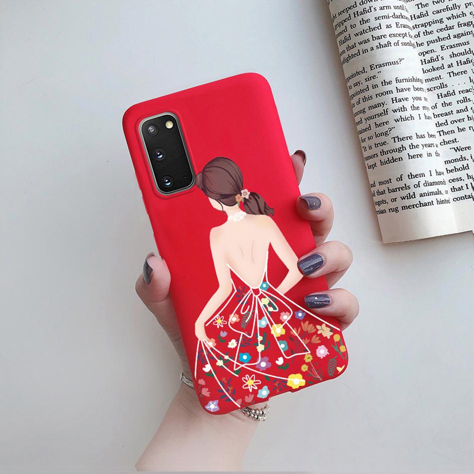 Case For Samsung Galaxy S20 FE Case S20 Ultra Soft Silicone Back Cover Phone Case For Samsung S20 FE S 20 Plus Case Cute Fundas