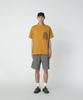 Snow Peak Nylon Tussah 2-Way Shorts, size L, Light Olive, PA-25SU007, perfect for festivals, camping, and outdoor activities.