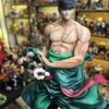 28cm One Piece Golden Mountain Roronoa Zoro Draw A Sword Zoro Model Ornament Anime Figure Collection Gk Statue Trendy Toys Gifts