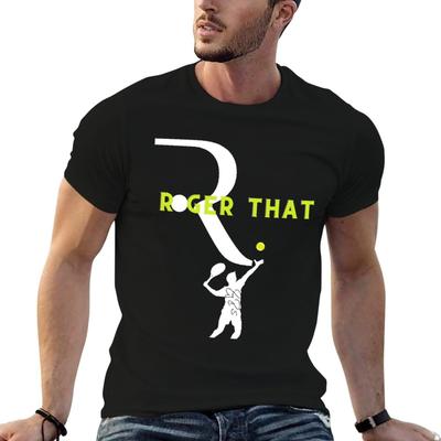 Roger That Federer T-Shirt t shirt uomo 100% cotone marca di lusso t-shirt per uomo cotone divertente a
