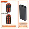 Seventeen-Zone USB Electric Heating Vest for Winter Warmth