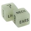 1Pair Erotic Dice Game Toy Sex Party Fun Glow In Dark Luminous Adult Toys