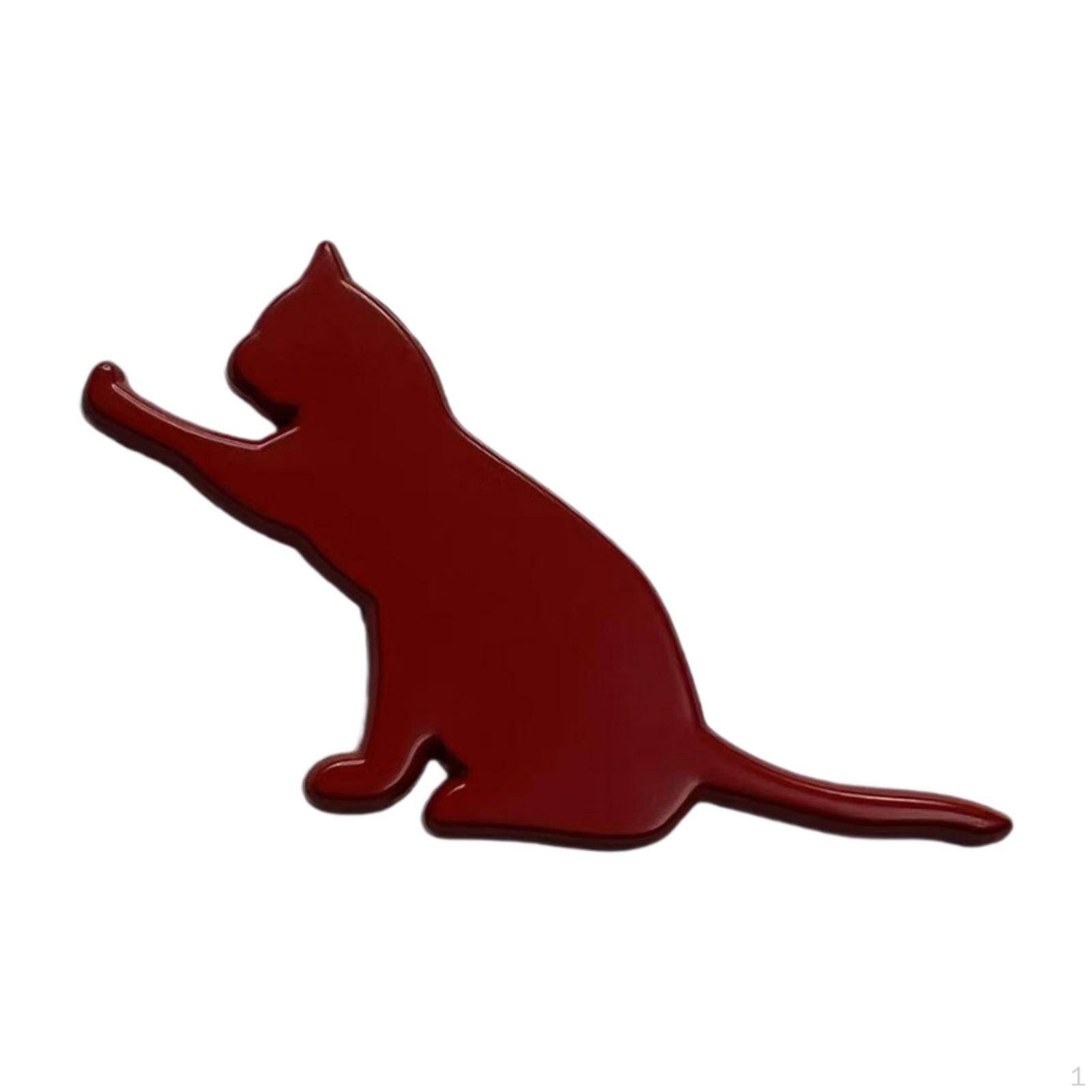 

Наклейка на автомобиль Cat Animal Auto Decal Metal Universal Compact Decoration для грузовиков красный