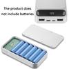 4/6/8/10Slot 18650 Battery Holder No Welding Required Fast Charging Port for DIY Mobile PowerBank Plastic Case Shell