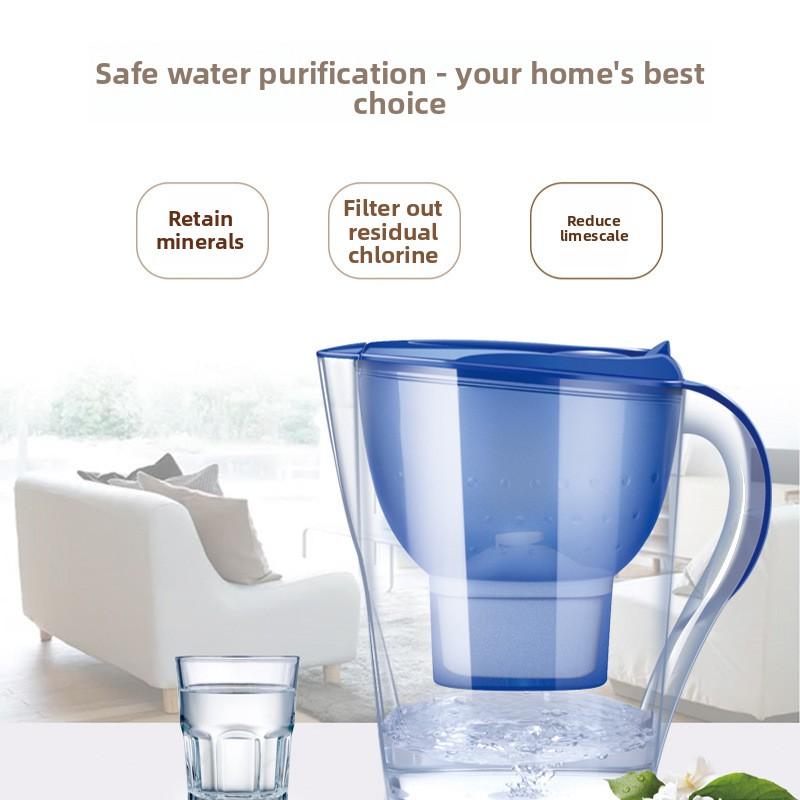 Water Filter Pitcher 3.5L with Digital Display, Kitchen Household Purifier