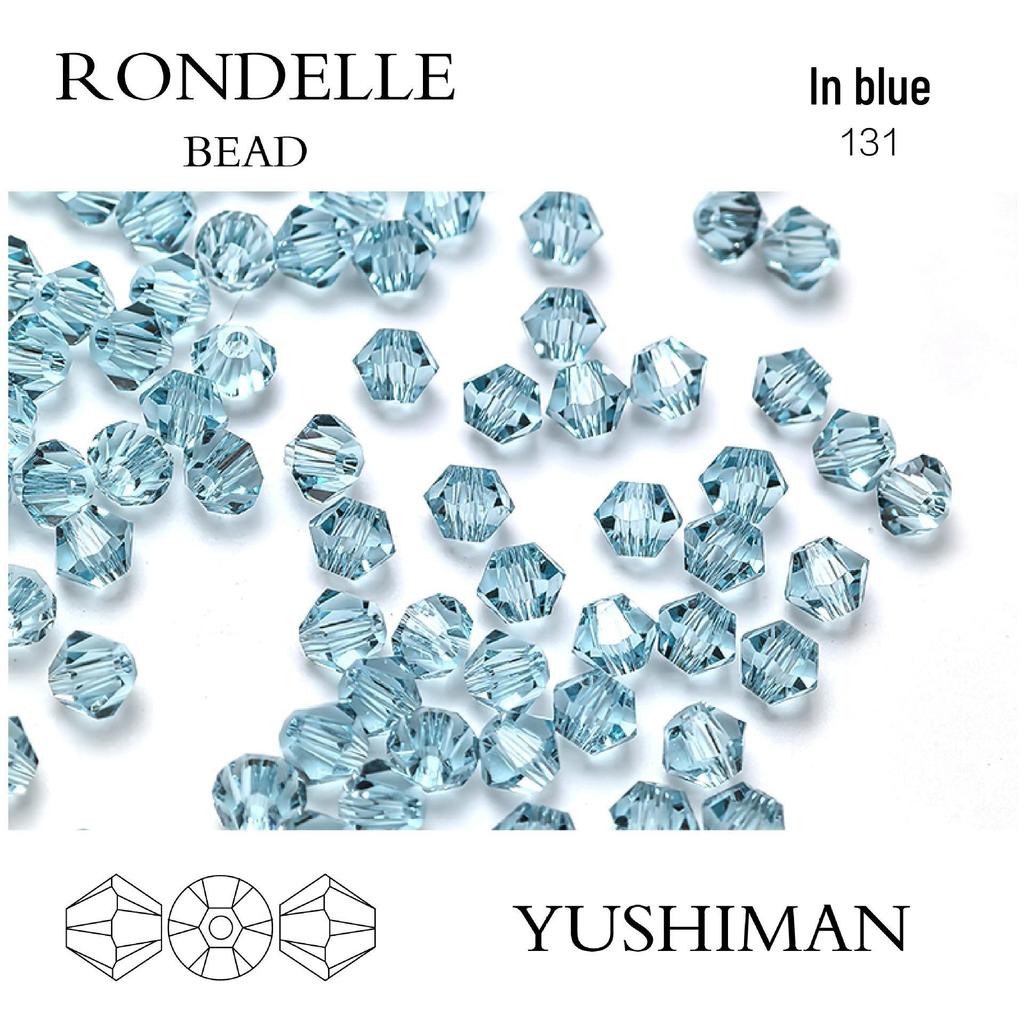 4mm Rhombus Beads - 200 Czech Quality Double Crimp Top Beads for DIY, Shuttle Weaving, and Embroidery