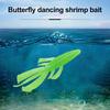 Shrimp Lure Fishing Bait with Twin Ridge Tails Realistic Looking Bright Color Portable Soft Bait Artificial Shrimp Lure