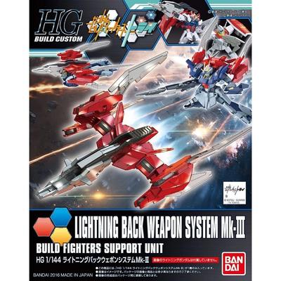 HGBC Gundam Build Fighters Try Lightning Back Weapon System Maßstab Plastikmodell Mk-III (Vorsichtig) 1/144 farbcodiert