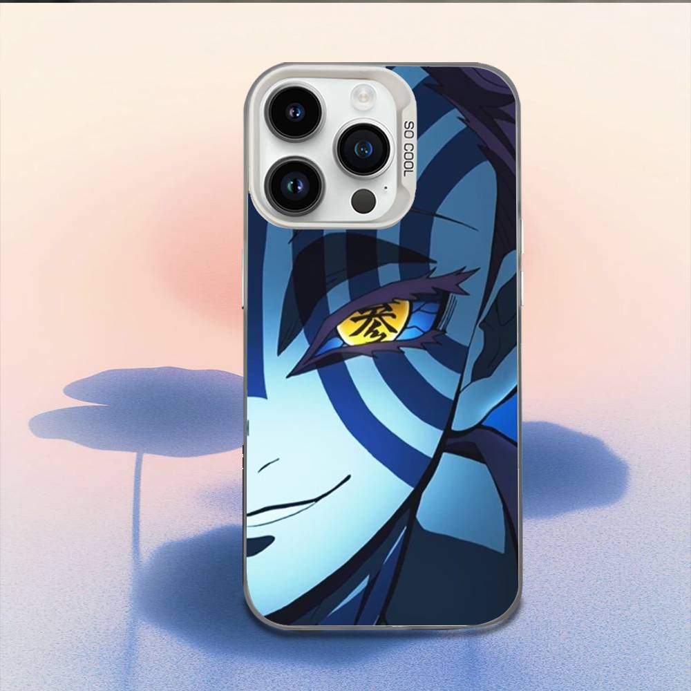 Rengoku A-Akaza D-Demon -Slayer Phone Case For iPhone 16,15,14,13,12,11,Mini,Pro,E,MAX White Candy Matte Shockproof Cover iPhone11PRO